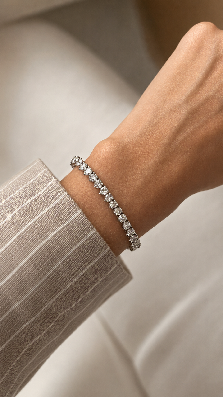 Pulseira Riviera prata