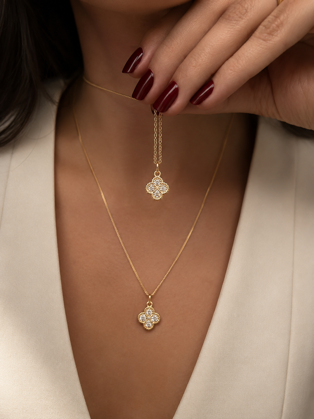 Colar Lume P Dourado