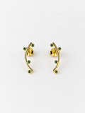 Brinco Ear cuff line esmeralda