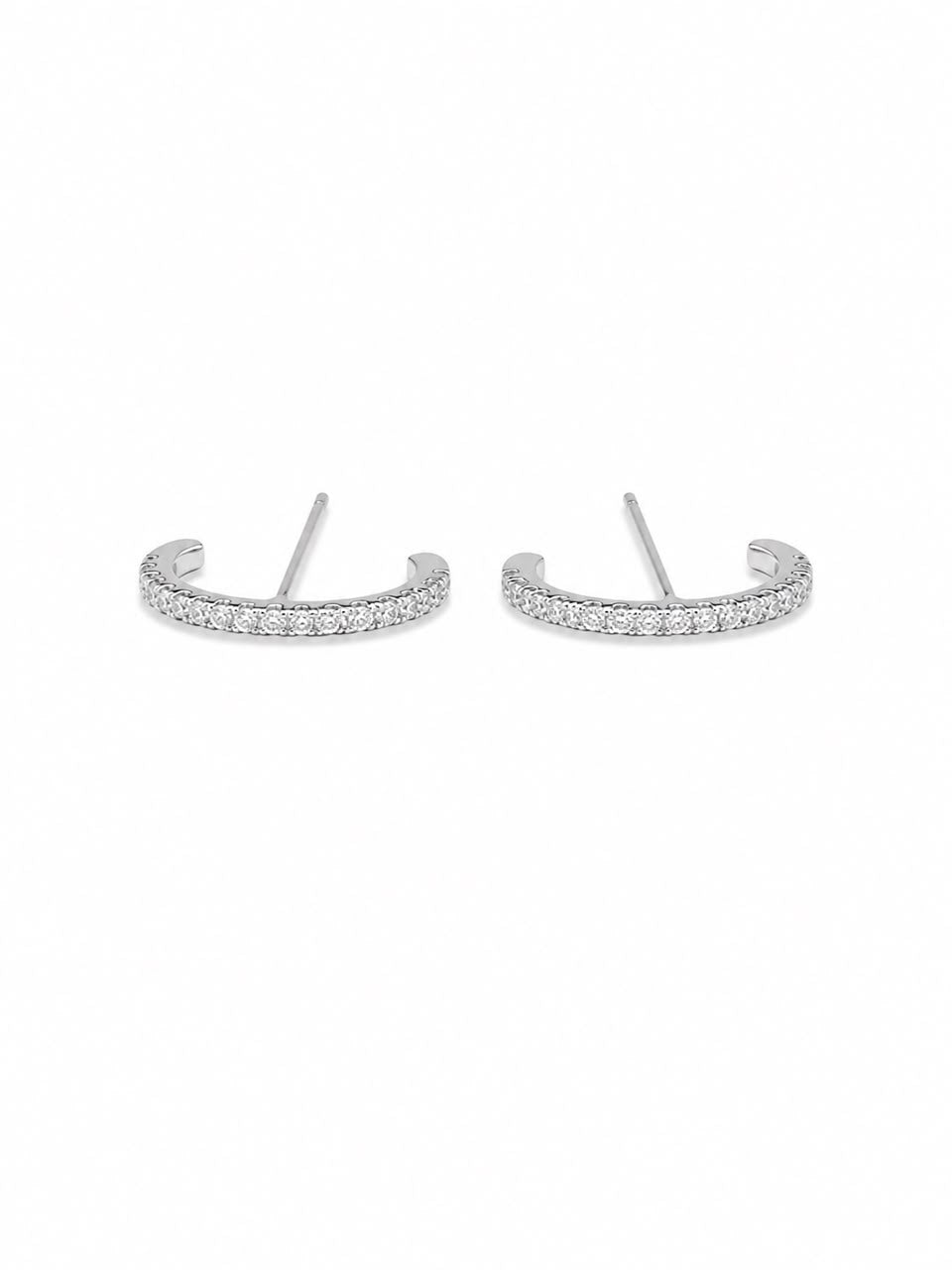 Brinco Ear Hook Line prata