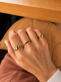 Anel Ivy dourado