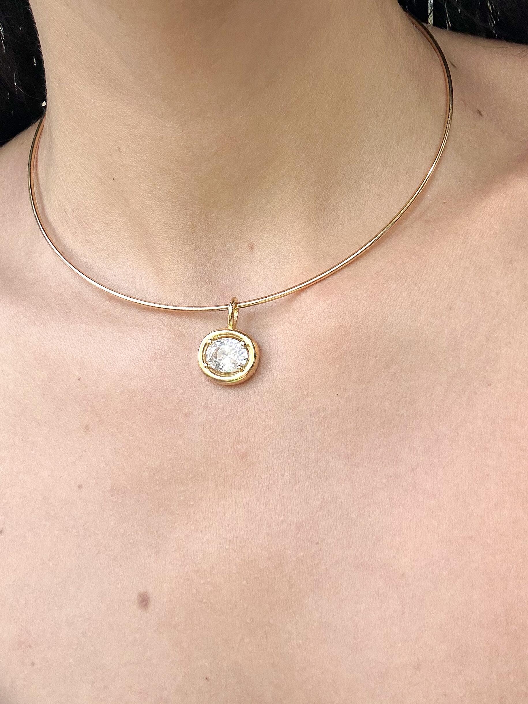 Colar Lemi dourado