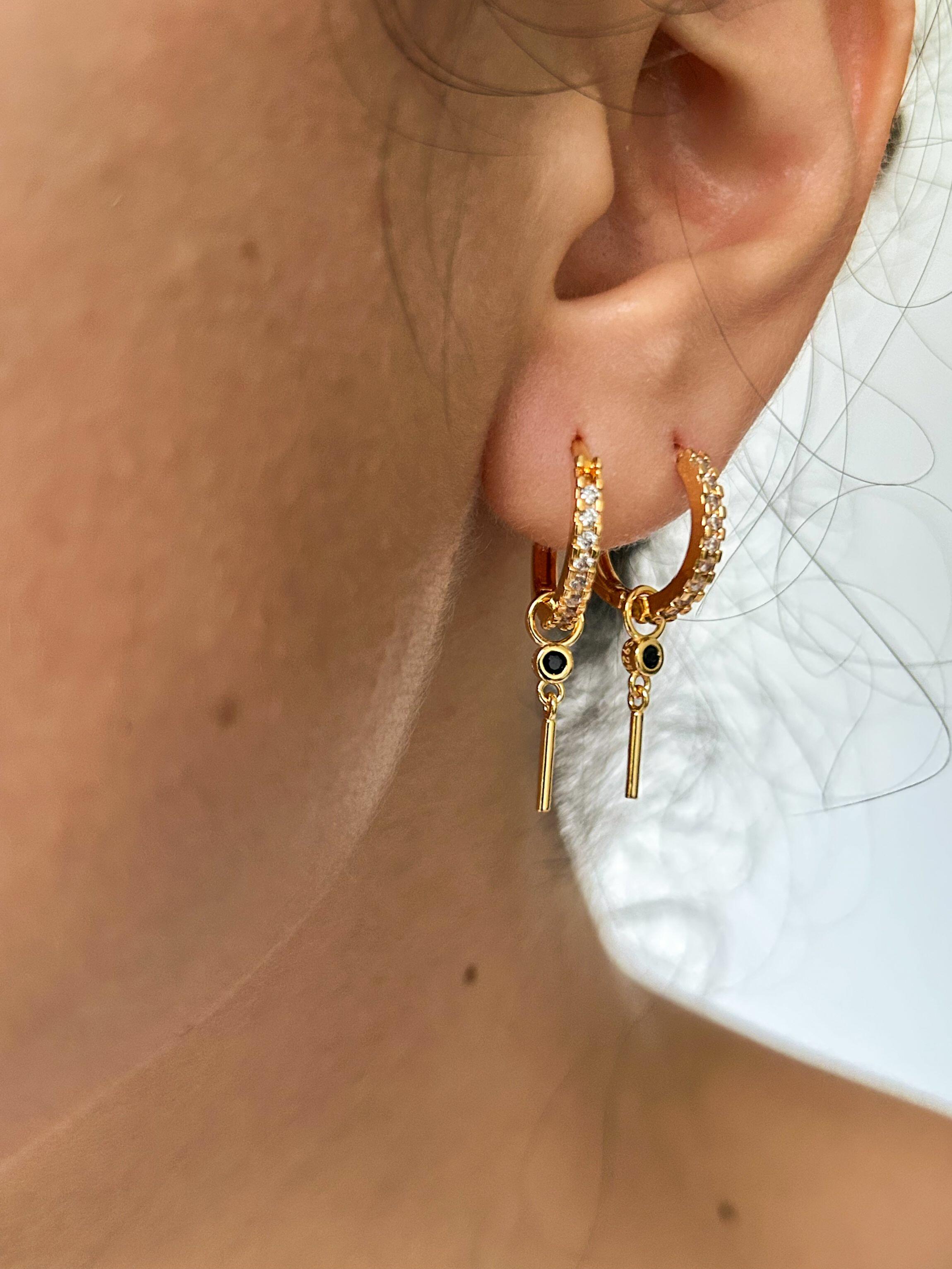 Argola Drop dourada