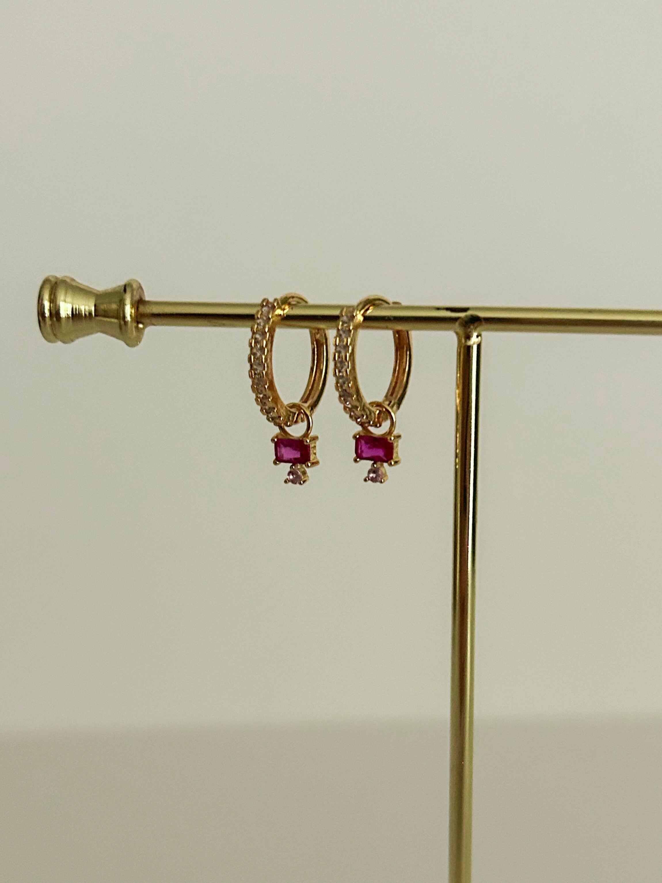 Argola pinkie dourada