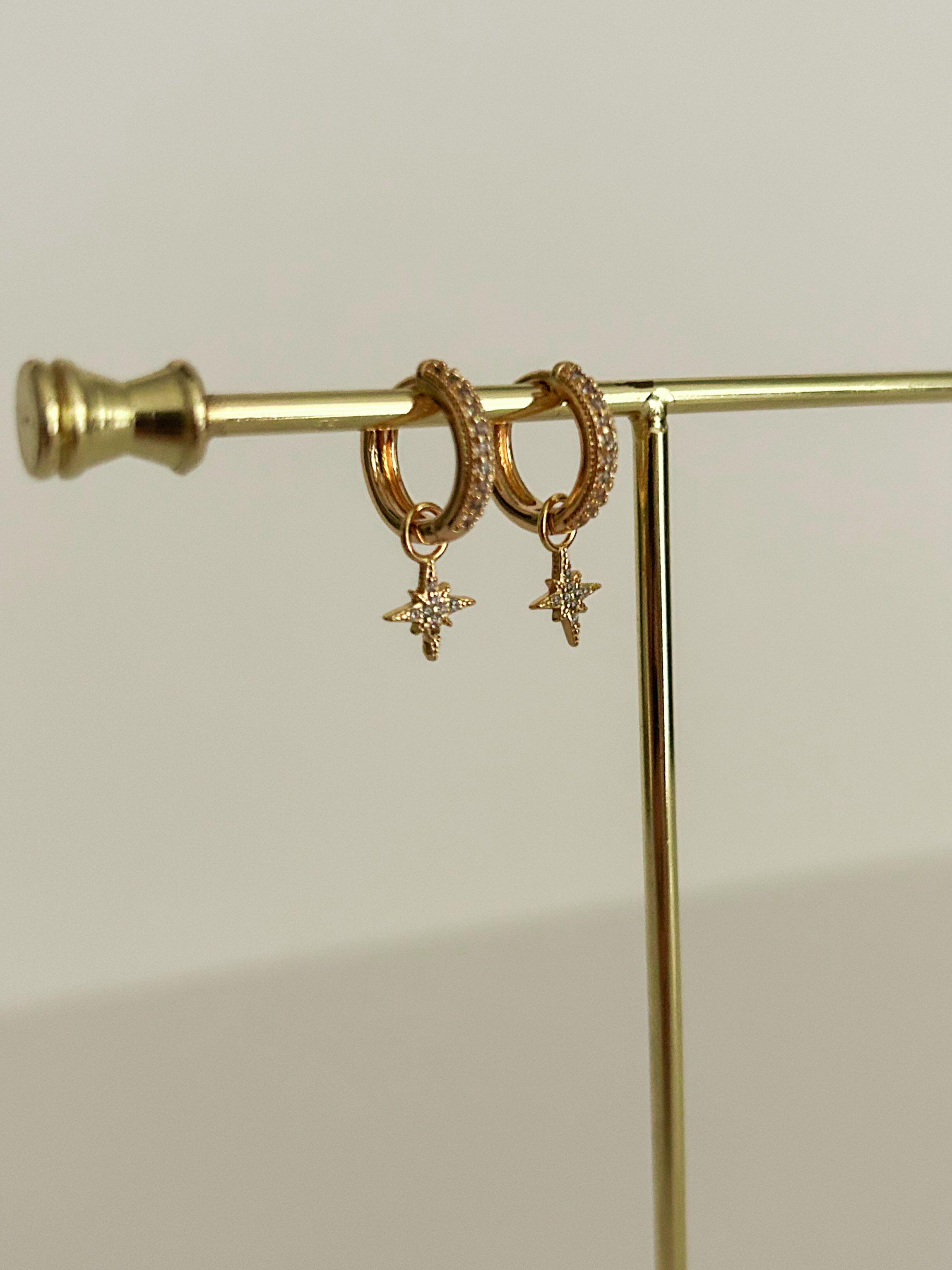 Argola Galaxy dourado