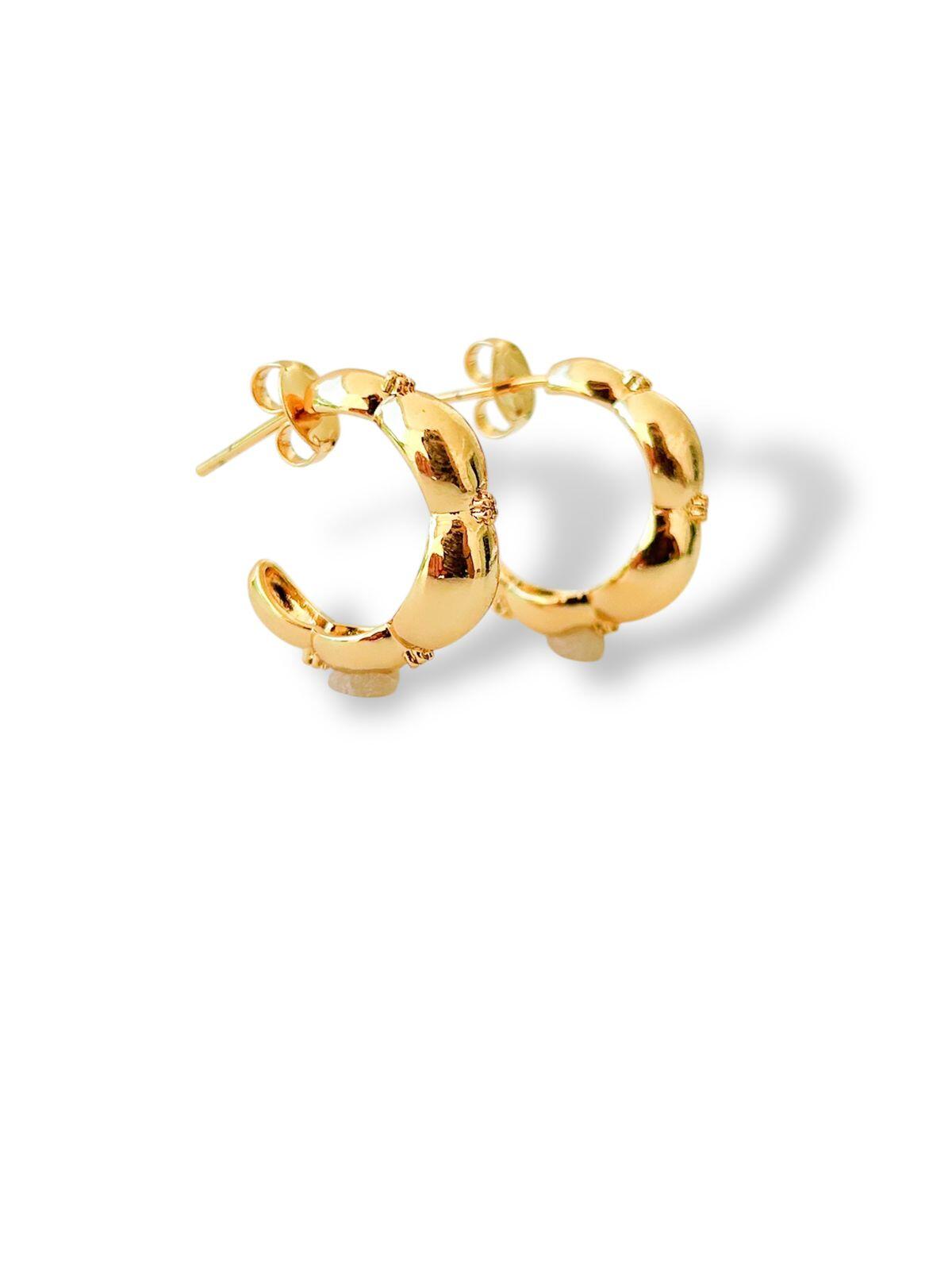 Argola Classy dourada