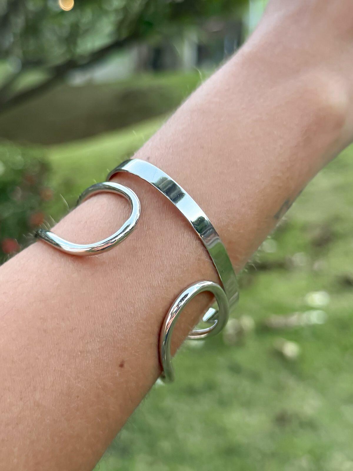 Bracelete Jane prata