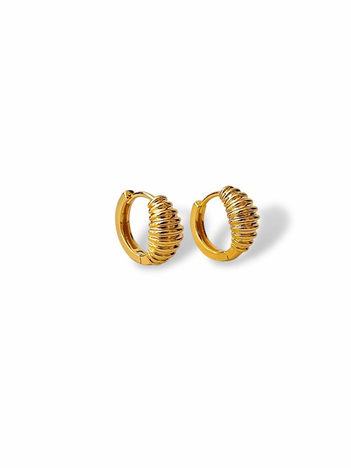 Argola Rope dourada