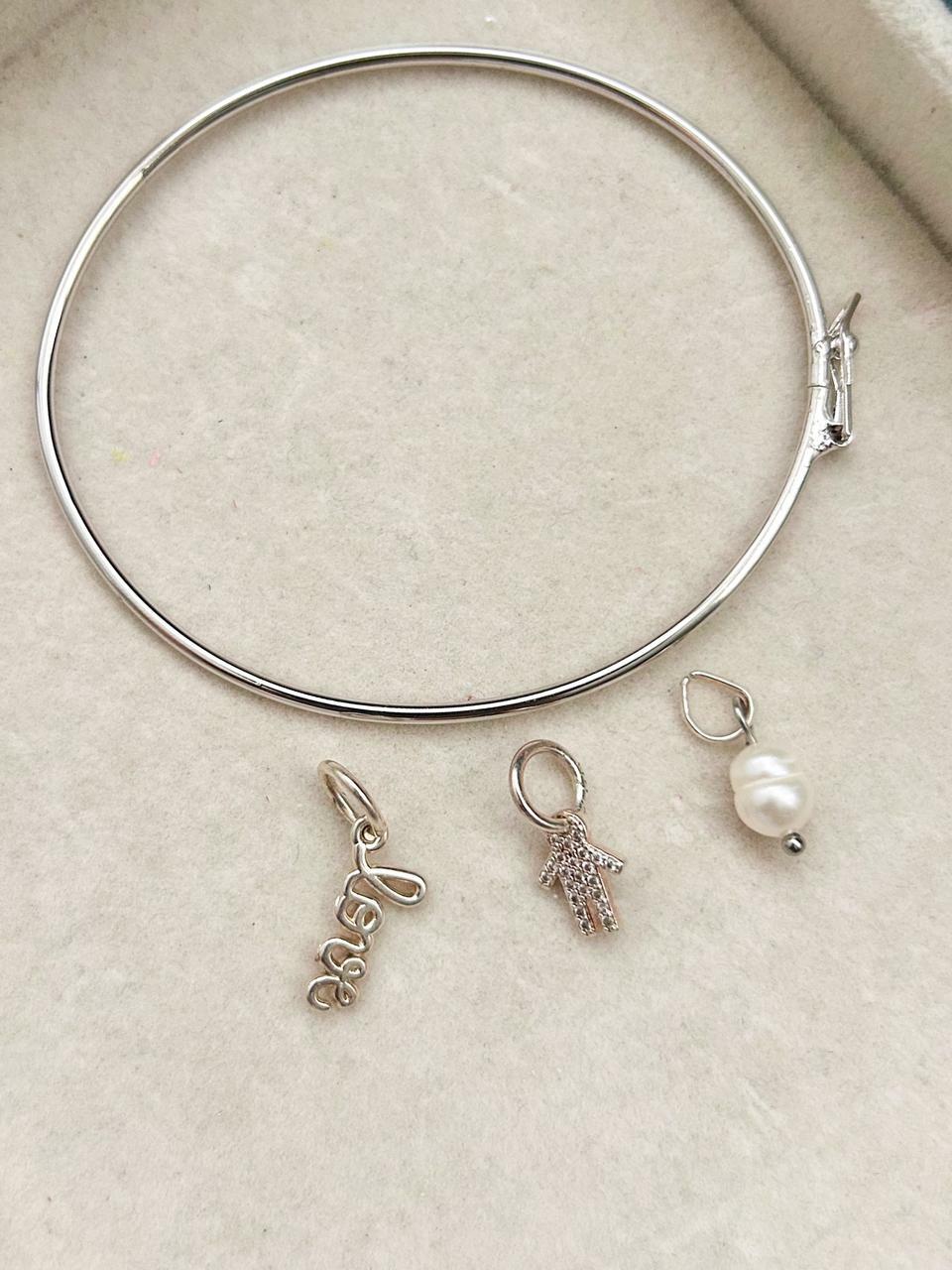 Kit Bracelete 2 | Bracelete + 1 pingente filho (a) + 2 pingentes