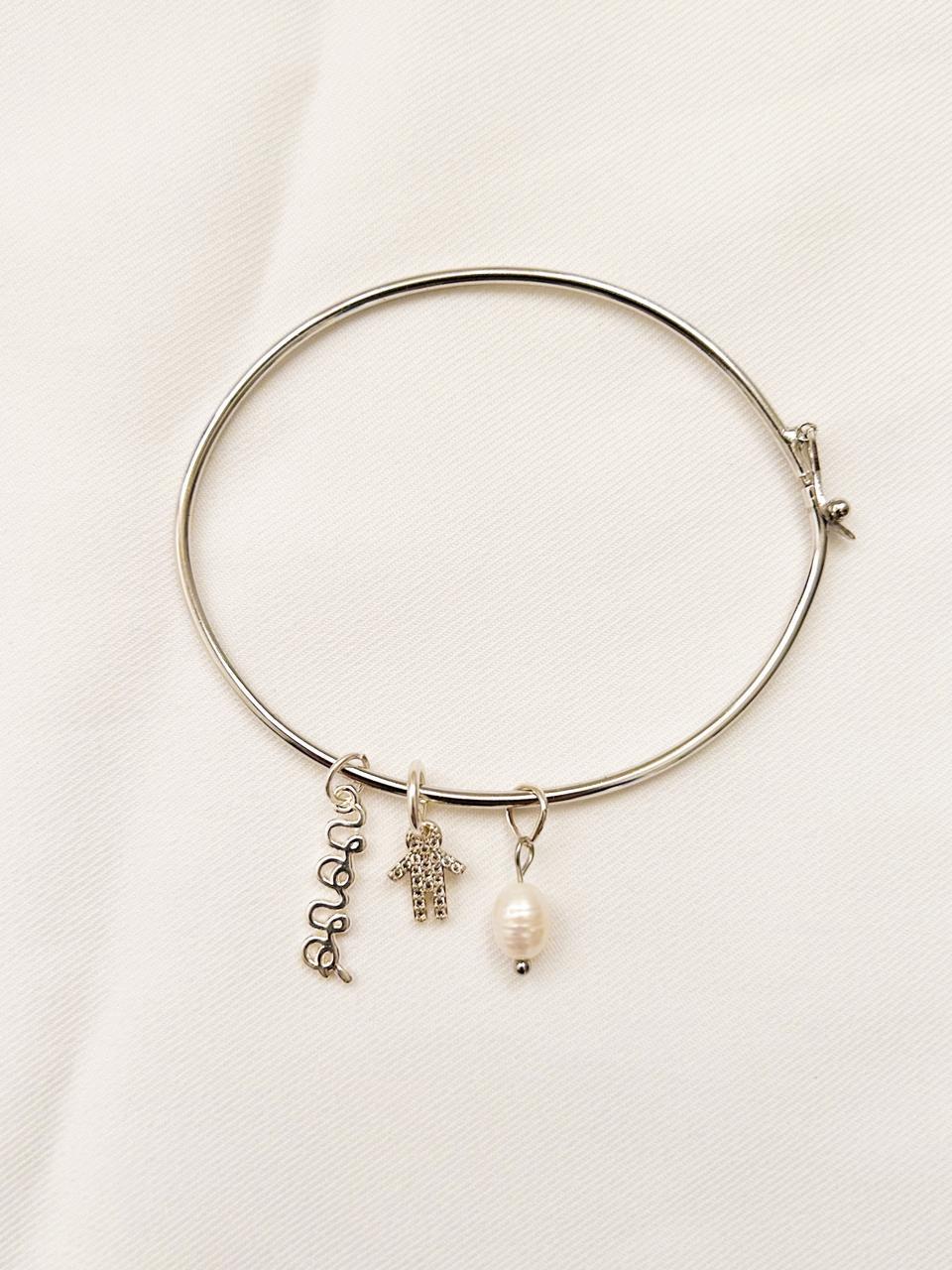 Kit Bracelete 2 | Bracelete + 1 pingente filho (a) + 2 pingentes